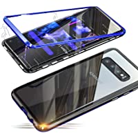 Alsoar Adsorción Magnética Funda Compatible con Samsung Galaxy S10E-G970-S10 Lite Estuche Vidrio Templado Transparente…